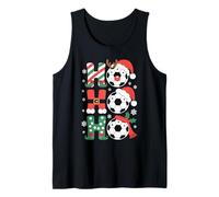 Ho Soccer Christmas Santa Football Player Sports Xmas Débardeur