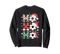 Ho Soccer Christmas Santa Football Player Sports Xmas Sweatshirt