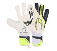 HO Soccer Colisée Elite Negative Grey-Lime Gants de Gardien de But Unisexe Adultes, Blanc Gris/Citron Vert, 10,5