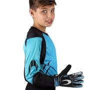 HO Soccer Ensemble de gardien de but Kid Keeper Deep-Sea Blue, T-shirt à manches longues avec rembourrage et pantalon long rembourré, polyester, unisexe, pour enfants, bleu/noir, 6