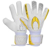 HO Soccer Guerrero Aqua Negative Junior Gants de gardien de but Blanc/jaune Taille 7
