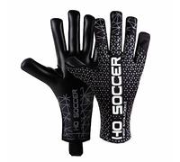 HO Soccer Pro Evolution Negative Blackout Gants de Gardien de But, Unisexe, Noir/Argent