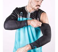 Ho soccer Protek Arm Manchons Techniques antiabrasión pour Gardien, Unisexe Adulte XL Noir