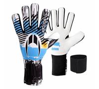 HO Soccer Squadra Turf Negative Argentina Gants de Gardien de But Unisexe pour Enfant Bleu/Blanc