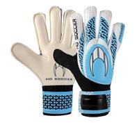 HO SOCCER Trainer Arena Blue Gants de Gardien de But Unisexes Bleu/Noir