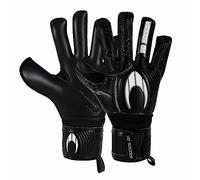 HO Soccer Ultimate One Negative Blackout Gants de Gardien de But Unisexe pour Enfants, Noir/Argent, 4