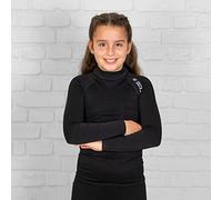 HO Soccer Underwear Shirt Performance ML Junior Black T-Shirt Thermique Long Enfant Jeunesse Unisexe Noir 14-XS