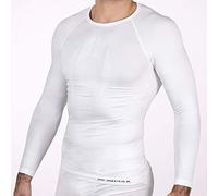 HO Soccer Underwear Shirt Performance ML Short Neck White Sports Mixte