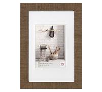 HO318P Cadres Photo, Bois, Marron Moyen, 17,9 x 1,4 x 22,9 cm
