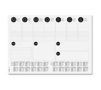 [HO506] sigel Sous-mains papier A3 30 feuillets Noir / blanc