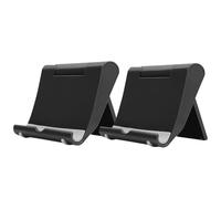 HoAhaMay 2pcs Support de téléphone Portable Pliable et Multi - Angle réglable Support en Plastique, Compatible avec iPhone 16/15 / 14/13 / 12/11, Samsung/xiaomi et Autres Smartphones (Noir)