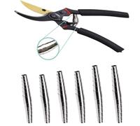 HoAhaMay 6 pièces Ressort d'élagage, pièces de ressort de rechange en spirale métallique, ciseaux de jardin de remplacement ressort volute ciseaux de jardin accessoires de ressort (6 cm/ 7cm / 8cm)