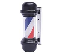 HOARLICN Éclairage publicitaire logo salon de coiffure, accessoires de coiffure à économie d'énergie, source de lumière LED, lampes rotatives pour salons de coiffure