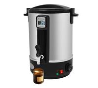 HOARLICN Fondeur de cire - 1100 W - 12 l - Température réglable - Avec affichage numérique LED et cuillère mélangeuse - Pour cire de soja, cire de paraffine