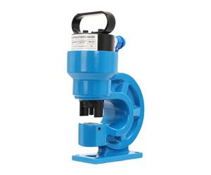HOARLICN Perforatrice hydraulique, 31T Machine de poinçonnage hydraulique électrique avec 4 matrices de découpe pour économie d'énergie, intérieur, électricité