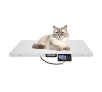 HOARLICN Pèse-chien - 300 kg - Deux modes de pesée - Double installation numérique - Pèse-animal avec moniteur LCD - Pour animalerie, courrier