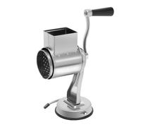 HOARLICN Rotary Grater Râpe à fromage avec manivelle, râpe à légumes râpe à tambour avec manivelle, râpe à fromage rotative, coupe uniforme avec 5 lames différentes