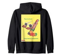 HOAT Rowntrees Fruit Gums British Classic Publicité Enjoy Retro Sweat à Capuche