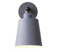 HOAYCNYJ Applique Murale Nordique, Appliques De Chevet Originales Et Créatives en Bois, Éclairage Mural Macaron pour Couloir Chambre, Luminaires Muraux D'intérieur Modernes, Lampes Murales Suspendues