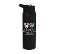 Hobart & William Smith Colleges Combined Logo Mark HWSC Stainless Steel Insulated Water Bottle