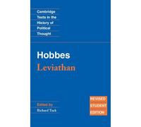 Hobbes: Leviathan: Revised student edition (Cambridge Texts in the History of Political Thought) by Thomas Hobbes(1996-08-28)