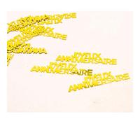 hobbi RF/DEC449- Confettis de Table Joyeux Anniversaire Or (1 x 15grs)