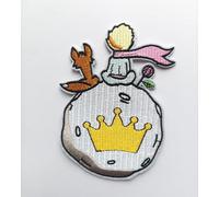 Hobbies and patch patch patch thermocollant brodé prince assis couronne petit garçon à repasser ou à coudre décoration sac à dos sweat-shirt en maille sac veste jeans applique adulte enfant