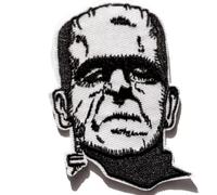 Hobbies and patch thermocollant brodé film d'horreur Frankenstein monstre créature à repasser ou à coudre décoration sac à dos sweat-shirt maille sac veste jeans applique