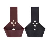 HOBBIESAY 2Pcs Cuir Épée Dague Grenouille Étui Ceinture en Cuir Porte Épée Rapière Chevalier Porte Épée Gaine en Cuir Fourreau Porte Épée Ceinture Accessoires