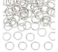 HOBBIESAY 60 anneau de Jonction Ouvert de 12mm en Acier Inoxydable Connecteur Rond en Métal Connecteurs en Anneau Torique pour Colliers Boucles D'Oreilles Accessoires de Fabrication de Bijoux