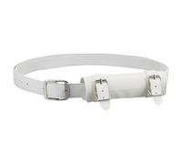 HOBBIESAY Ceinture en Cuir Blanc Porte Épée Accessoires de Ceinture en Cuir Réglable Porte Étui en Cuir pour Grenouille Fourreau en Cuir Ceinture D'Épée