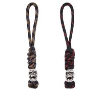 HOBBIESAY Lot de 2 cordons tressés ED pour couteau en polyester - Cordons de parachute - Cordons de parachute - Cordons de serrage pour couteau