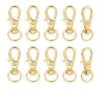 HOBBIESAY Platine Swivel Snap Crochet Porte-clés Clip Crochets Rotatifs Fermetures Lanière Snap Porte-clés pour Longe Porte-clés Artisanat Mât de Drapeau Corde Plongée Clips de Drapeau Clip