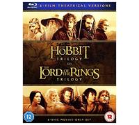 Hobbit Lord of The Rings Trilogy (6 Blu-Ray) [Edizione: Regno Unito] [Import]