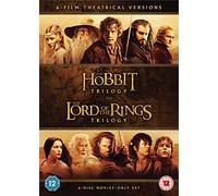 Hobbit Lord of The Rings Trilogy (6 DVD) [Edizione: Regno Unito] [Import]