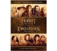 Hobbit Lord of The Rings Trilogy: 6-Film Theatrical Versions