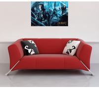 Hobbit, The - Poster - Desolation of Smag - Mirkwood + 2 St Posterleisten Holz 92 cm schwarz