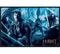 Hobbit, The - Poster - Desolation of Smaug - Mirkwood + cadre amovible, Shinsuke® Maxi plastique noir, vitre acrylique