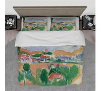 HOBBOY Ensemble de Housse de Couette Paysage Housse de Couette Country Farmhouse avec Fermeture éclair 2 taies d’Oreiller Henri Matisse Ensemble de literie esthétique 3 pièces 220x240 cm