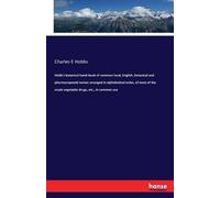 Hobb's Botanical Hand-Book Of Common Local, English, Botanical And Pharmacopoeial Names Arranged In Alphabetical Order, Of Most Of The Crude Vegetable Drugs, Etc., In Common Use