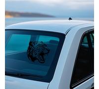 Hobbspring 5Pcs Forest Beast Decals 14.8x15.5cm Waterproof Buck Decals Hunting Decals Tiger Wolf Leopard Lion And Bear Decals Autocollants Réfléchissants en Vinyle pour Voiture