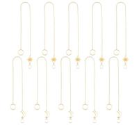 Hobbspring Lot de 10 chaînes attrape-soleil, 46,5 cm, en cristal, pour prismes en cristal, prismes et boules de soleil, à suspendre, à faire soi-même, décoration d'arbre