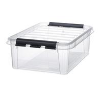 SmartStore boîte de rangement CLASSIC 24 21 litres couleur : transparent / noir