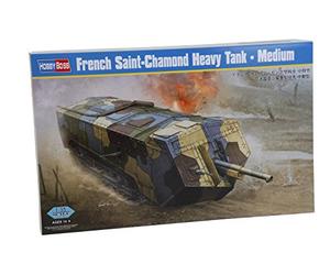 Hobby Boss 083859 1:35 Medium French Saint Chamond Heavy Tank Modélisme Loisir Assemblage détaillé Blanc