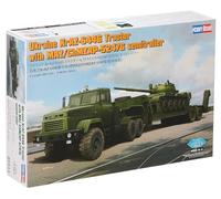 HobbyBoss Maquette Kraz-6446 tracteur avec semi-remorque MAZ/CHMZAP 5247G 1/35