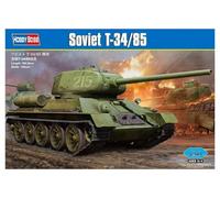 Hobby Boss 82602 - Kit de modélisme WWII Soviet T34/85, Vert, Noir, Moyen