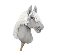 Hobby Cheval Grand Cheval sur Bâton Premium - Gris A3