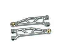 Hobby Details Ensemble de pièces de rechange en aluminium pour ARRMA Mini Kraton 4x4 1/16, bras avant et arrière, phalange, direction, couleur titane (ensemble bras supérieur avant)