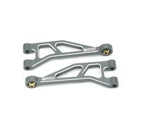 Hobby Details Ensemble de pièces de rechange en aluminium pour ARRMA Mini Kraton 4x4 1/16, bras avant et arrière, phalange, direction, couleur titane (ensemble bras supérieur arrière)