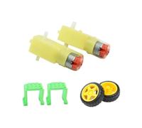 Hobby electronic starter DC electronic starter Gear 1:200 3V 36RPM 6V 72RPM Gear electronic starter For Diy Kit Wheels Drive for Robotic Vehicle DIY Beginners IINKUEYK(One Size,Double Shaft)